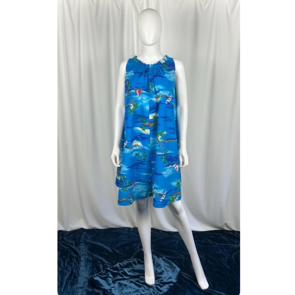 Vintage 70’s ‘Made in Hawaii’ 2 Piece Set • Hawaiian Print - Shirt and Dress - S - Picture 2 of 10